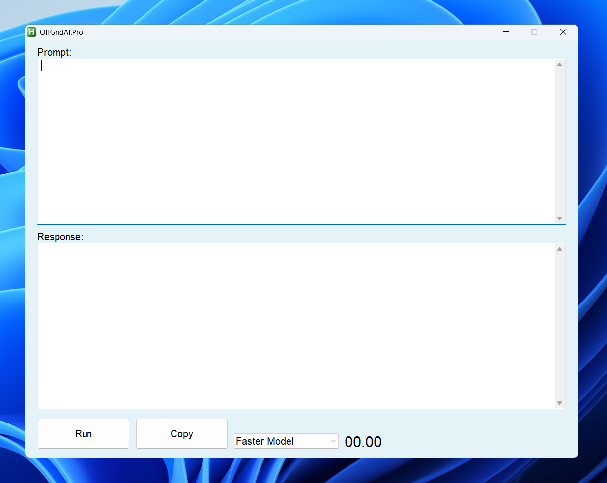 OffGridAI.Pro Interface Screenshot